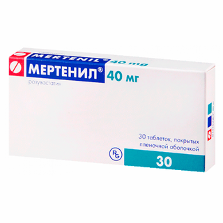 МЕРТЕНИЛ 40мг N30 таб п.п.о. - Добрая аптека