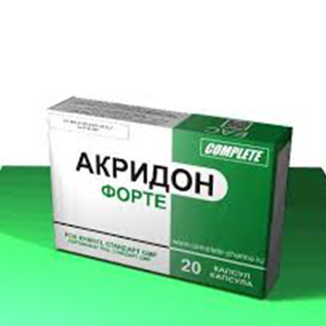 АКРИДОН ФОРТЕ N20 капс АКРИДОН ФОРТЕ N20 капс - Добрая аптека