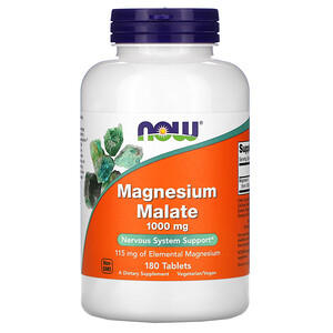 NOW Магния Малат №180 таб REL1 - Добрая аптека