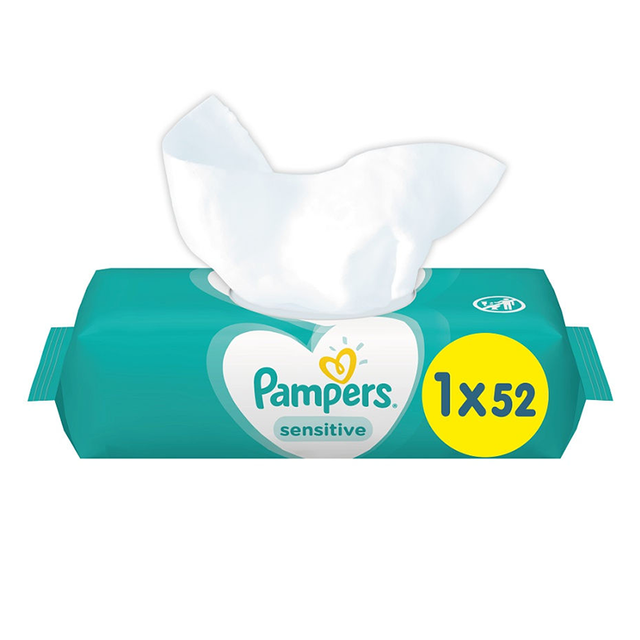 ПАМПЕРС САЛФЕТКИ ВЛАЖН ДЕТ СЕНСИТИВ N52 - Добрая аптека