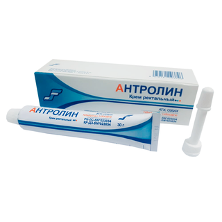 АНТРОЛИН 30г крем рект - Добрая аптека