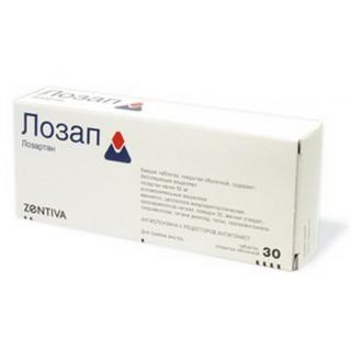 Лозап 50мг таб п/о №30 Лозап 50мг таб п/о №30 - Добрая аптека