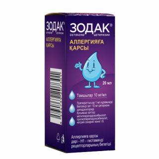 ЗОДАК 10мг/мл 20мл капли д/внут прим ЗОДАК 10мг/мл 20мл капли д/внут прим - Добрая аптека