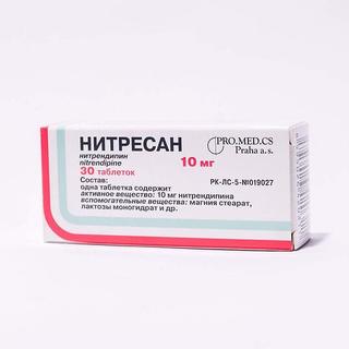 НИТРЕСАН 10мг N30 таб - Добрая аптека