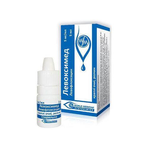 ЛЕВОКСИМЕД 0.5% 5мл капли глаз - Добрая аптека