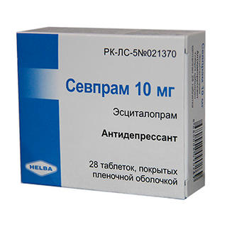 СЕВПРАМ 10мг N28 таб п.п.о. - Добрая аптека