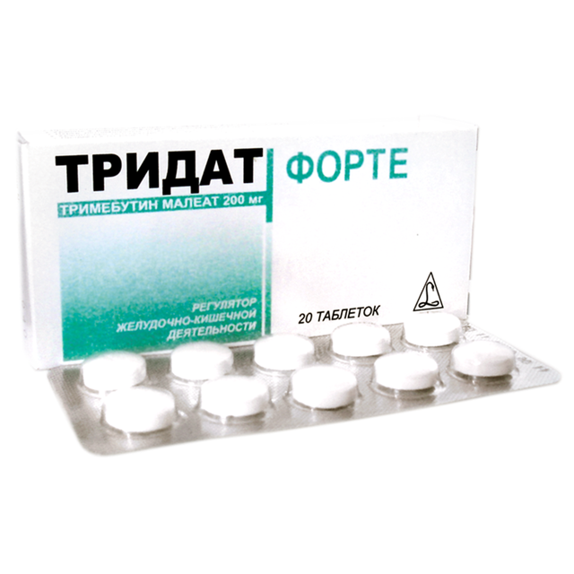 ТРИДАТ ФОРТЕ 200мг N20 таб ТРИДАТ ФОРТЕ 200мг N20 таб - Добрая аптека