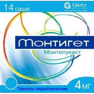 МОНТИГЕТ 4мг N14 гран д/р-ра д/внут прим ПЕДИАТРИЧЕСКИЕ МОНТИГЕТ 4мг N14 гран д/р-ра д/внут прим ПЕДИАТРИЧЕСКИЕ - Добрая аптека