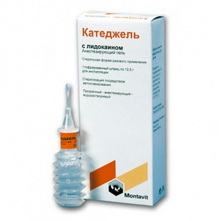 Катеджель с лидокаином гель шприц 12,5г - Добрая аптека