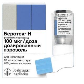 БЕРОТЕК Н 100мкг/доза 10мл(200доз) аэр д/инг доз БЕРОТЕК Н 100мкг/доза 10мл(200доз) аэр д/инг доз - Добрая аптека