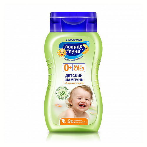 AURA Солнце и Луна Мягкий шампунь детский 200мл AURA Солнце и Луна Мягкий шампунь детский 200мл - Добрая аптека