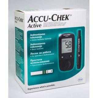 Глюкометр Accu-Chek Active 10 тест-пол.комплект Глюкометр Accu-Chek Active 10 тест-пол.комплект - Добрая аптека