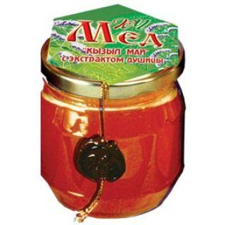 МЕД КЫЗЫЛМАЙ 225г С ЭКСТРАКТОМ ДУШИЦЫ МЕД КЫЗЫЛМАЙ 225г С ЭКСТРАКТОМ ДУШИЦЫ - Добрая аптека