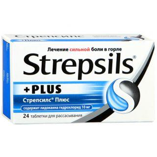 Стрепсилс плюс №24 Стрепсилс плюс №24 - Добрая аптека