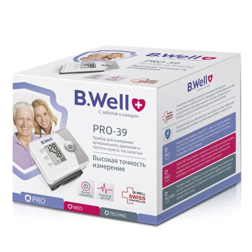 Тонометр B Well PRO-39 на запястье REL1 Тонометр B Well PRO-39 на запястье REL1 - Добрая аптека