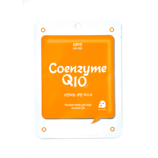 NAME SKIN CARE Тканевая маска для лица Коэнзим Q10 22гр - Добрая аптека