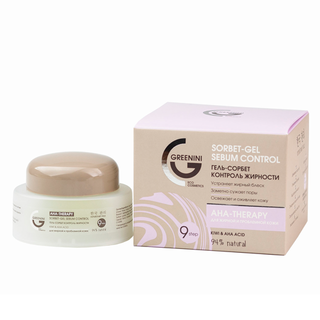 Greenini Aha-Therapy Гель-Сорбет контр для жирной и проблемной кожи QIWI+Aha acid 30 мл REL1 - Добрая аптека
